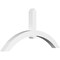 Ekena Millwork Archdale Architectural Grade PVC Gable Bracket, 60"W x 30"H x 4"D x 4"F, 12/12 Pitch GBP060X30X0404ARC00 - alternate 1